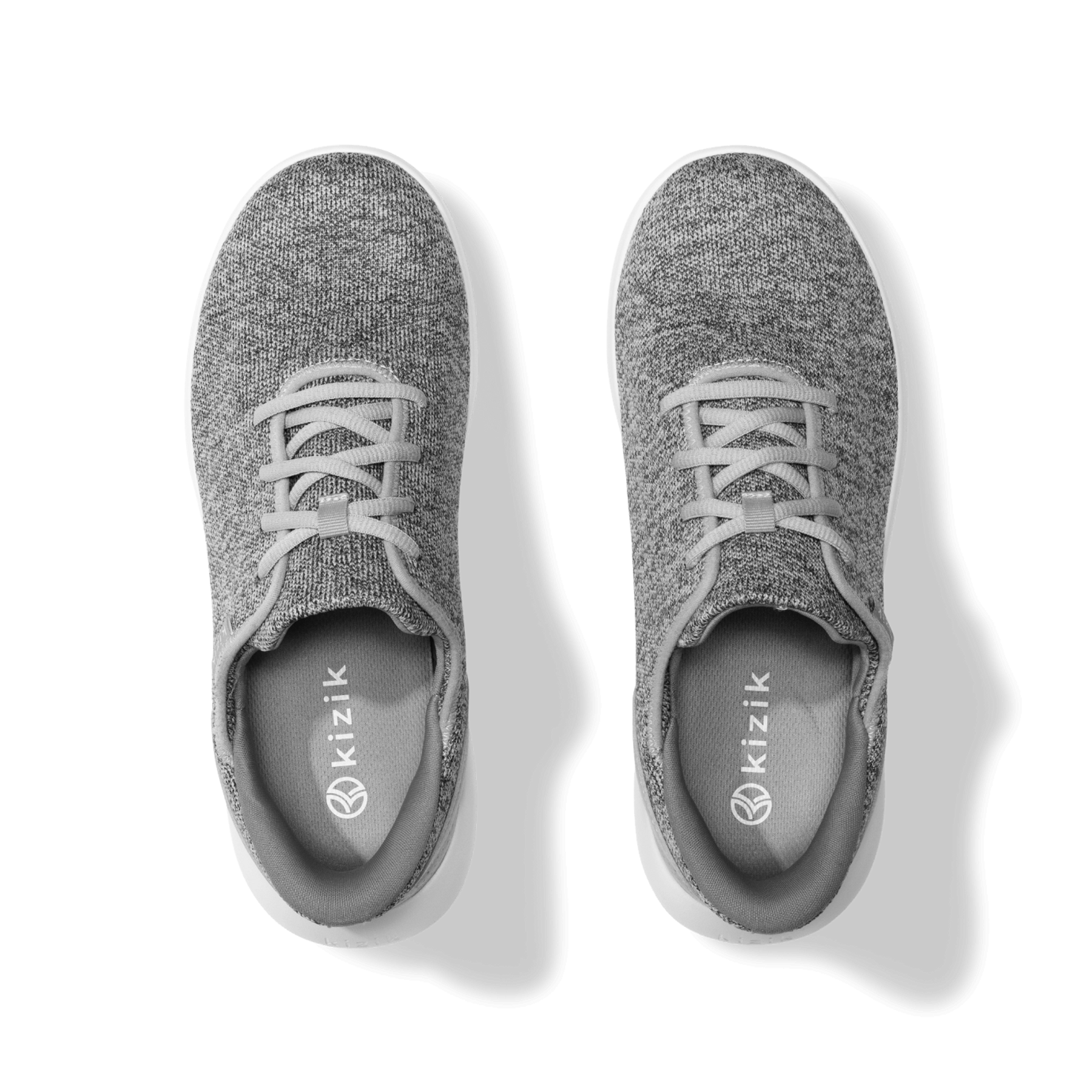 Women's Knit Sneakers: Madrid Eco Knit in Grey | Kizik Women's Knit Sneakers: Madrid Eco Knit in Grey | Kizik