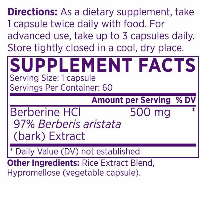 naomi berberine supplement facts