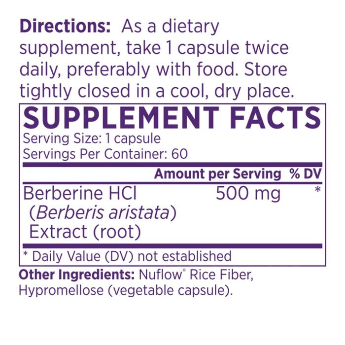 berberine supplement facts