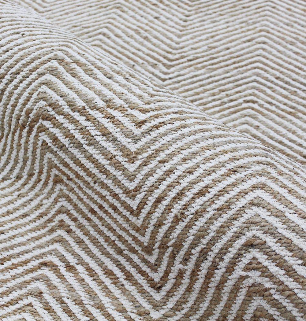 Zig Zag Hemp Chenille Rug