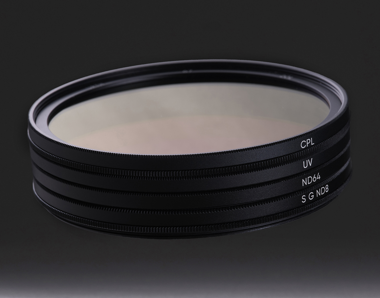 Urth 52mm UV, 偏光 (CPL), ND64, ソフトグラデーションND8 レンズフィルターキット(プラス+) Urth 52mm UV, 偏光 (CPL), ND64, ソフトグラデーションND8 レンズ