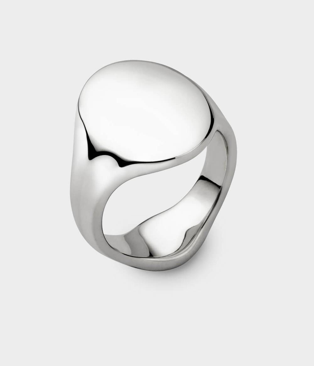 Oval Women's Signet Ring