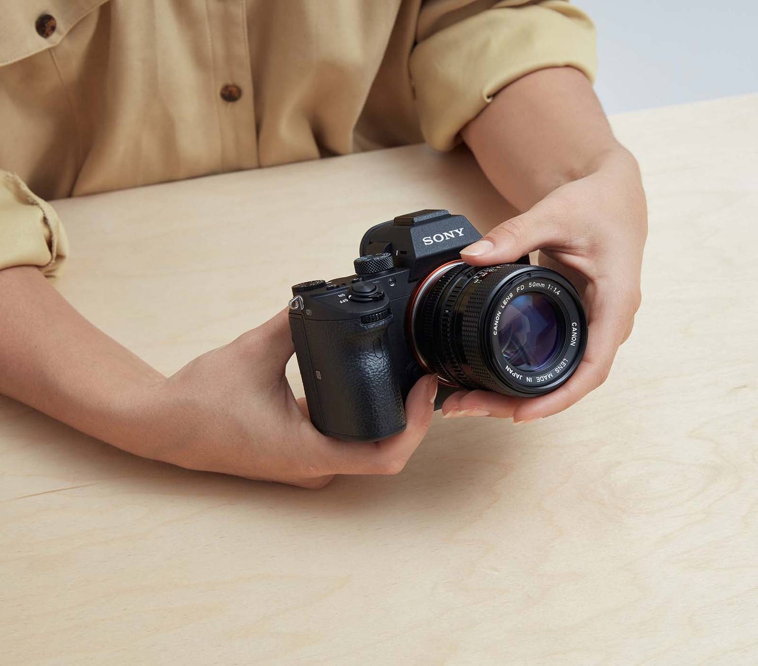 Canon FD Lens to Sony E Camera Adapter