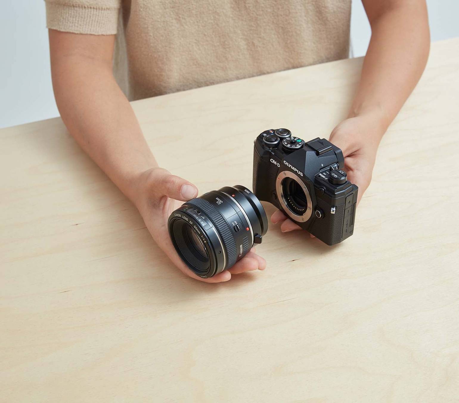 Canon EF/EF-S Lens to Micro Four Thirds (M4/3) Camera Adapter