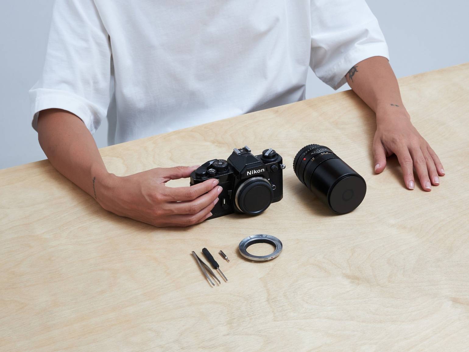 Leica M Lens to Sony E Camera Extendable Adapter