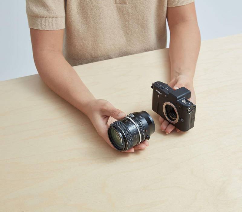 Nikon F Lens Mount to Nikon 1 Camera Mount
