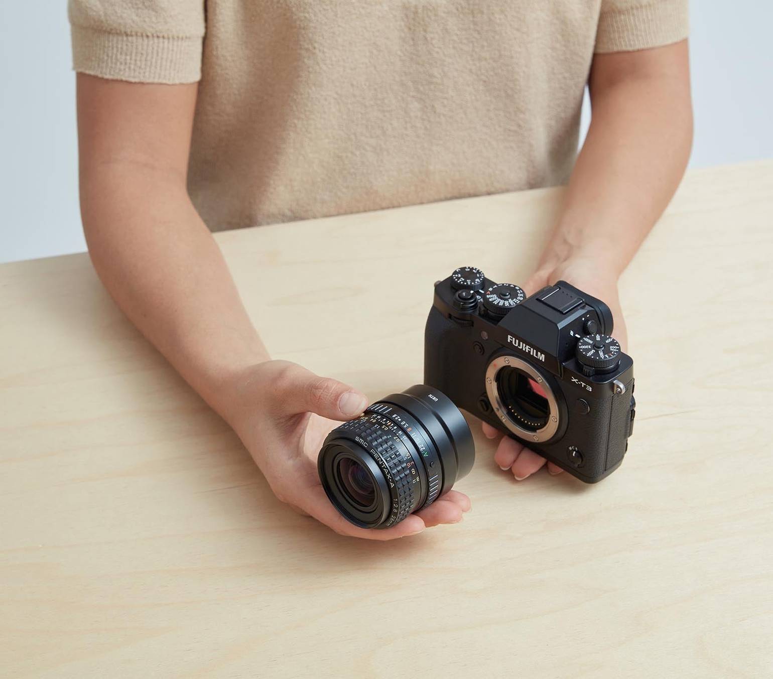Pentax K Lens to Fujifilm X Camera Adapter
