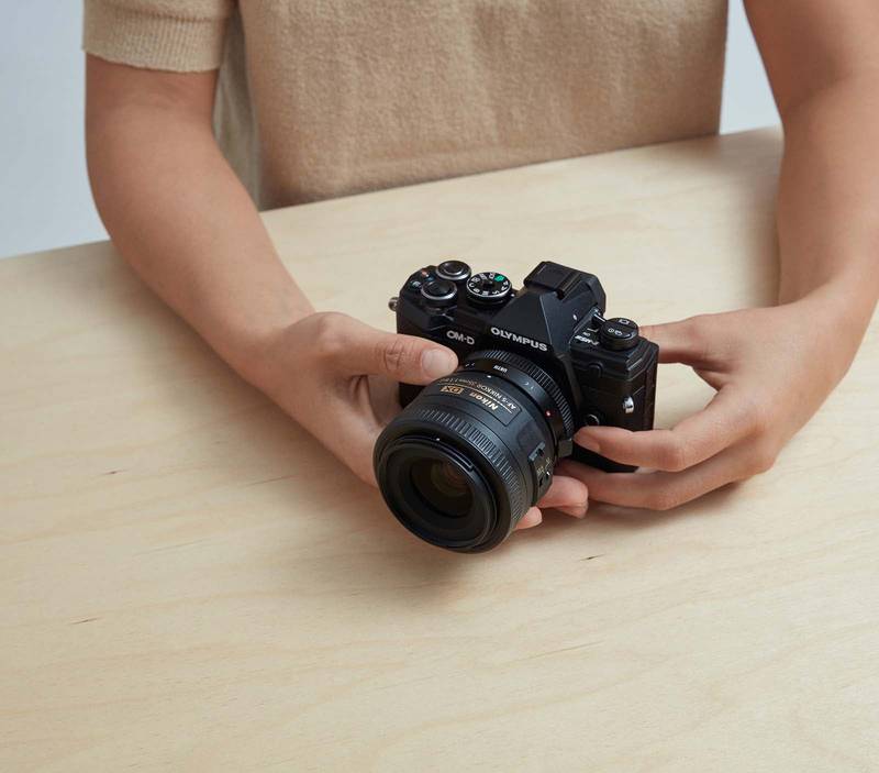 Nikon F (G-Type) Lens Mount to Micro Four Thirds (M4/3) Camera Mount