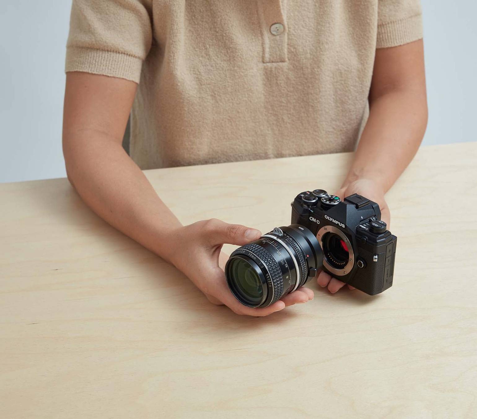 Nikon F Lens to Micro Four Thirds (M4/3) Camera Adapter