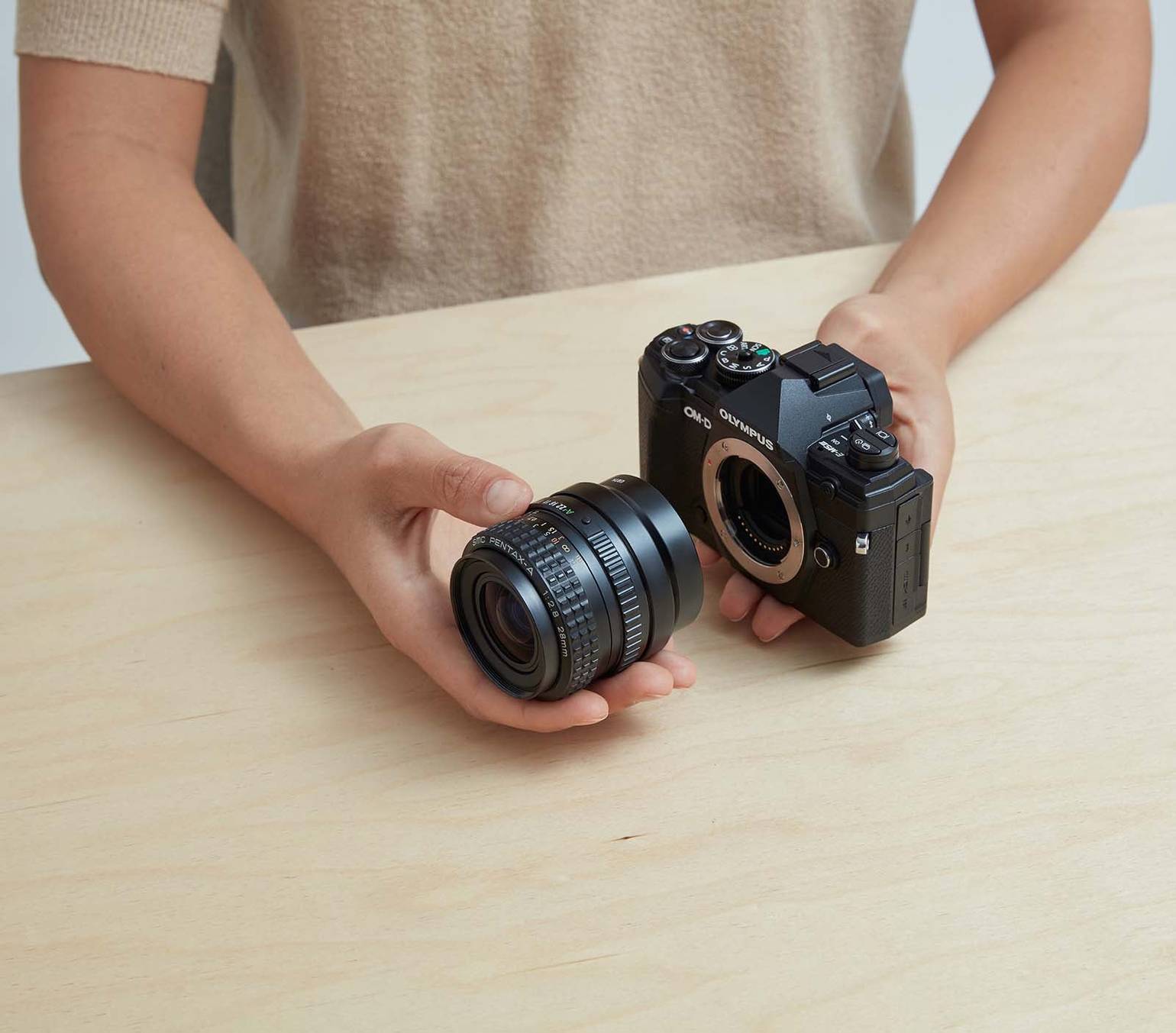 Pentax K Lens to Micro Four Thirds (M4/3) Camera Adapter