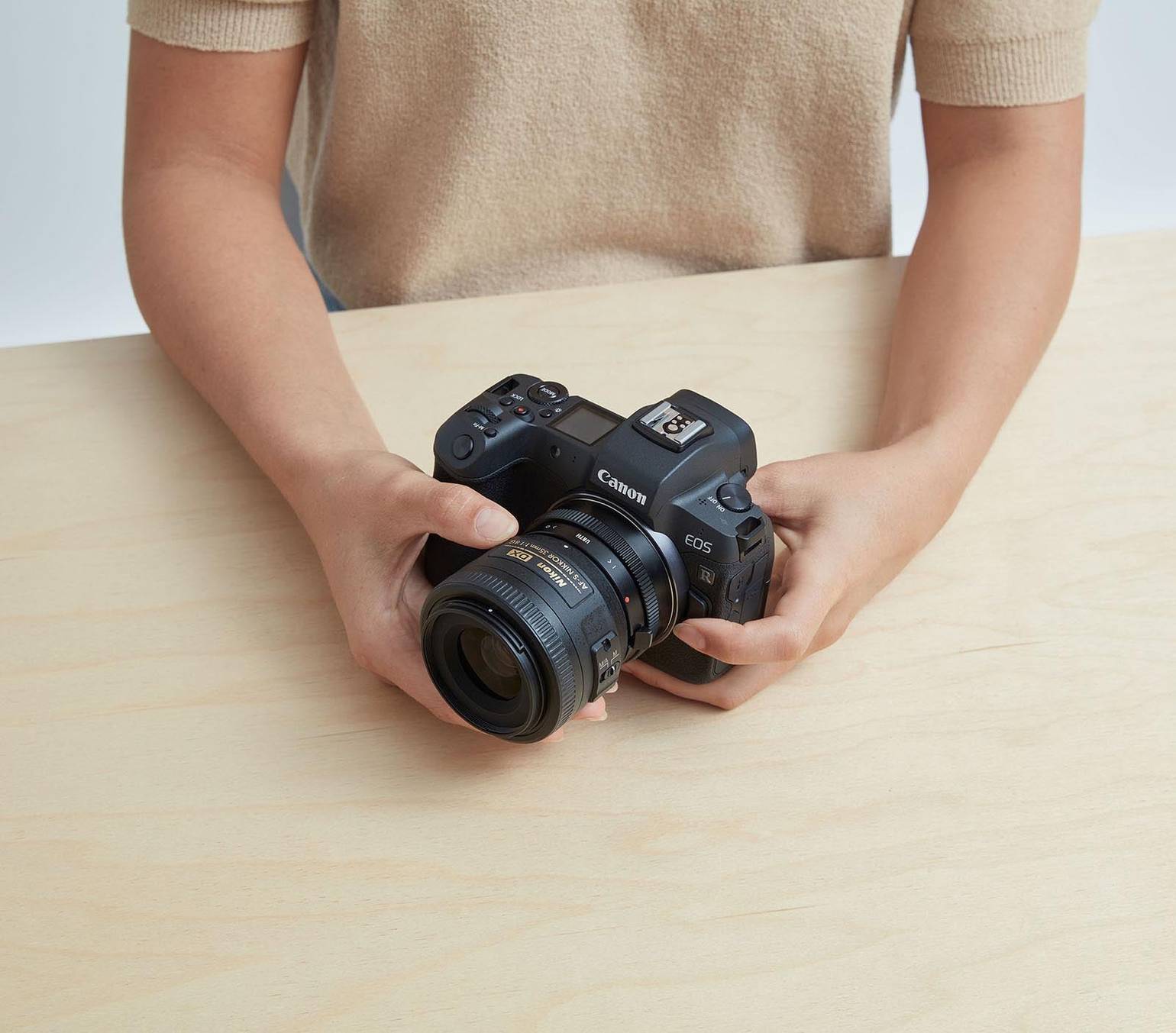 Nikon F (G-Type) Lens to Canon RF Camera Adapter