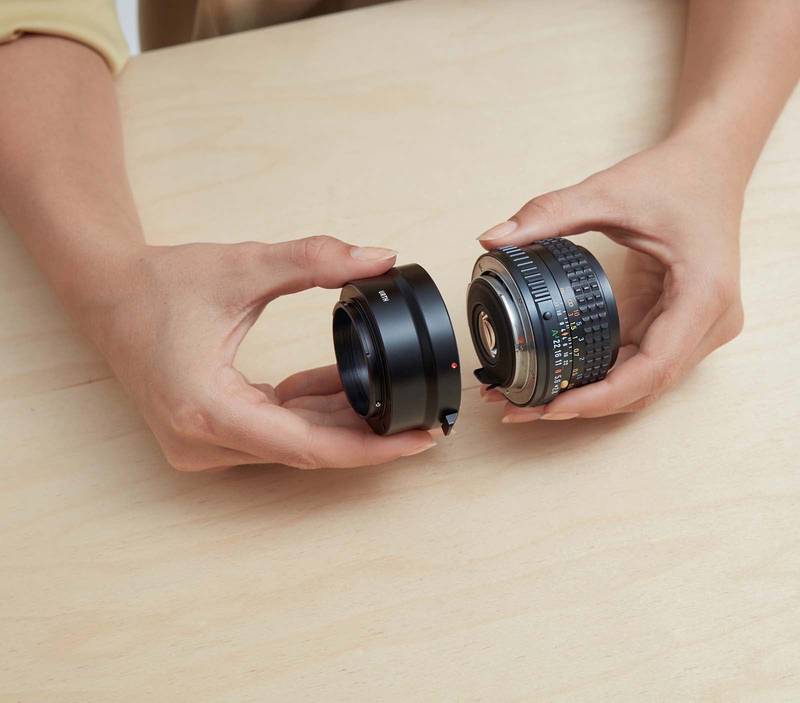 Pentax K Lens Mount to Sony E Camera Mount