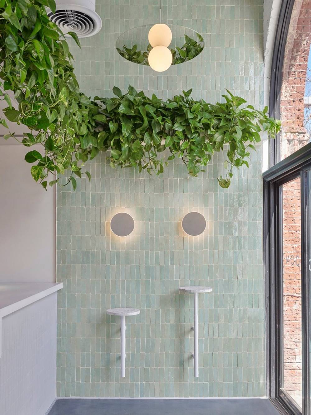 zellige tile soft green tea ceremony bejmat subway clé clé tile