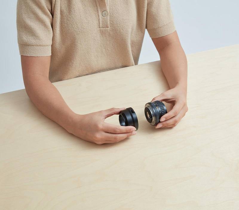 Pentax K Lens Mount to Canon EF-M Camera Mount