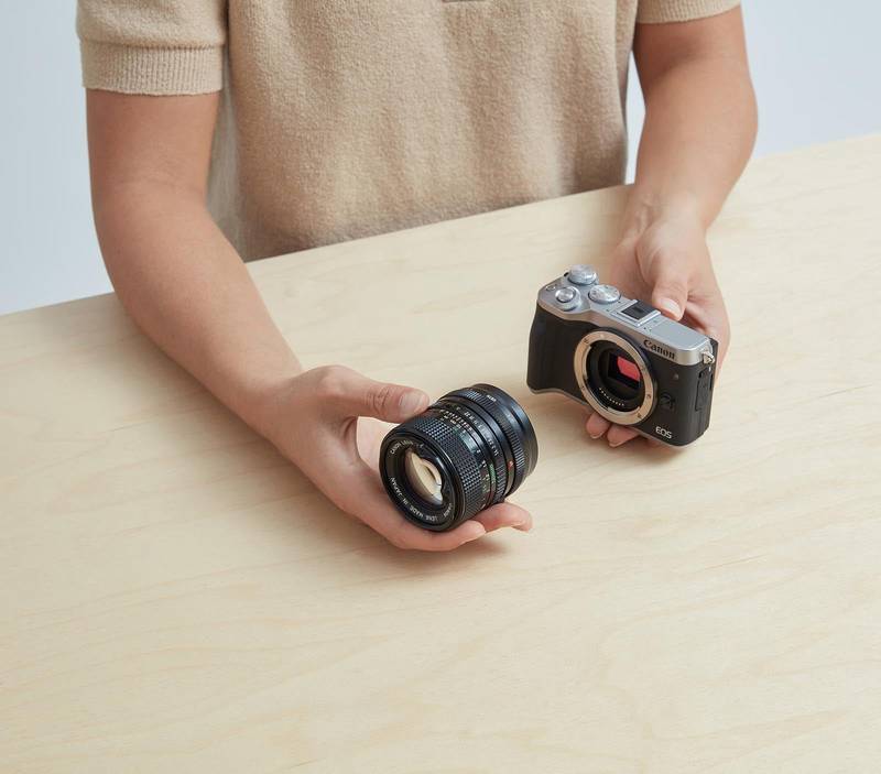 Canon FD Lens Mount to Canon EF-M Camera Mount