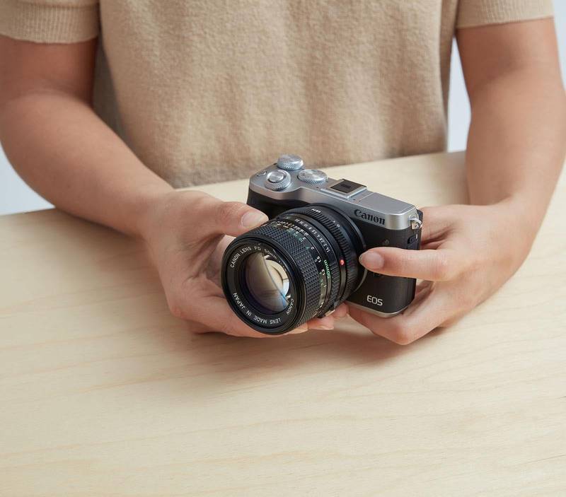Canon FD Lens Mount to Canon EF-M Camera Mount
