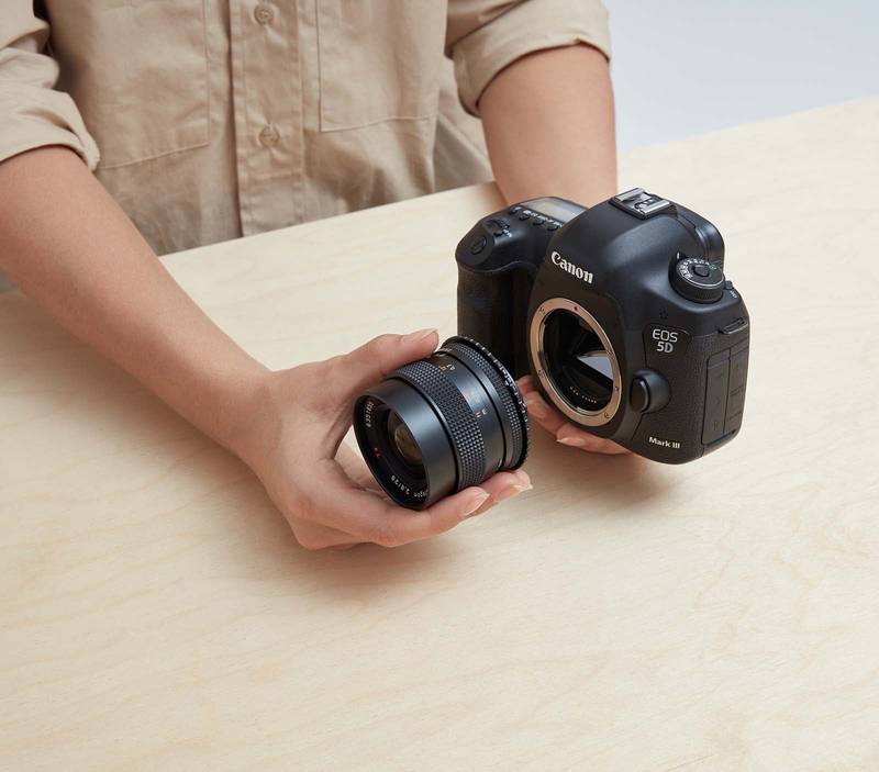 Contax/Yashica (C/Y) Lens Mount to Canon (EF/EF-S) Camera Mount