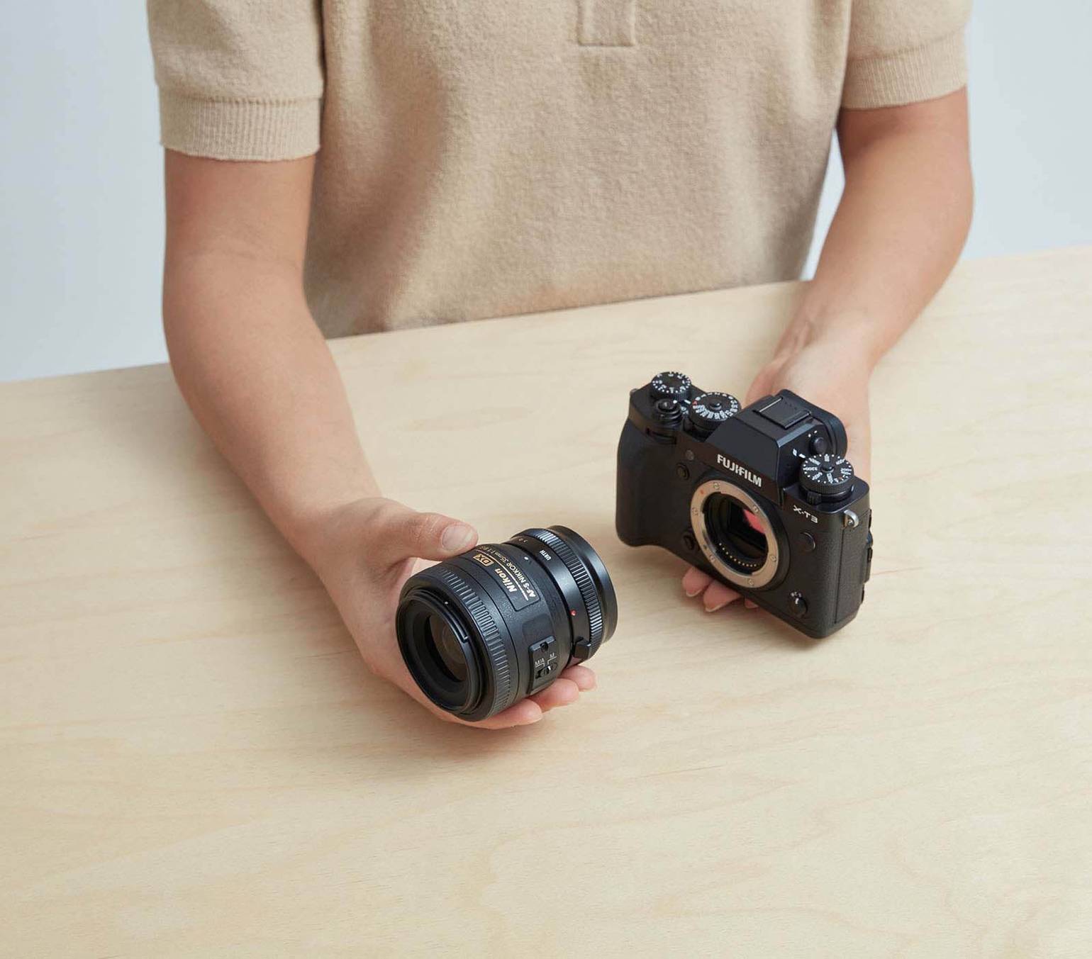 Nikon F (G-Type) Lens to Fujifilm X Camera Adapter