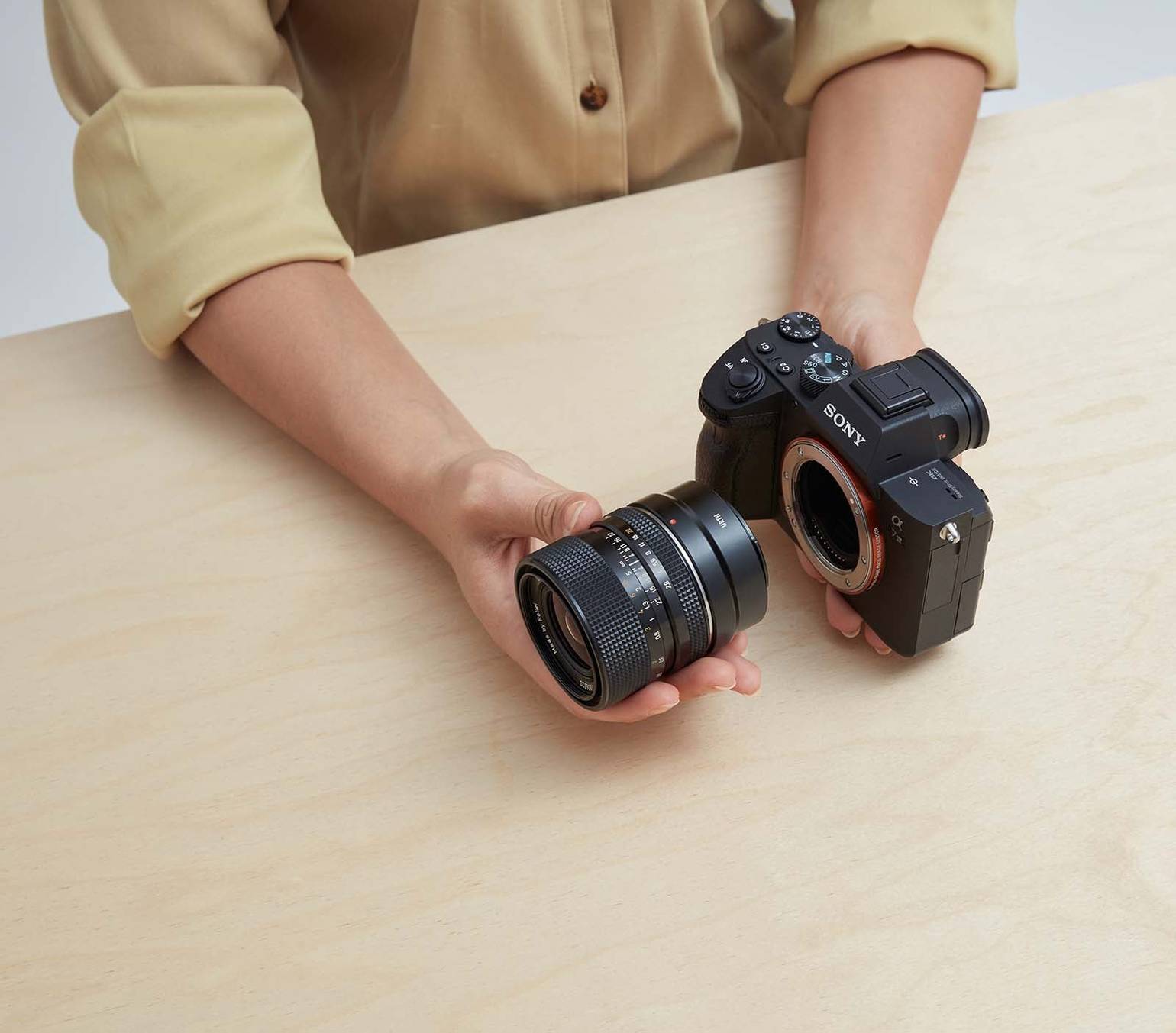 Rollei SL35 (QBM) Lens to Sony E Camera Adapter