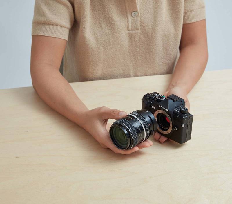 Nikon F Lens Mount to Micro Four Thirds (M4/3) Camera Mount