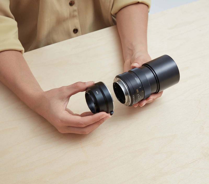 Leica R Lens Mount to Sony E Camera Mount