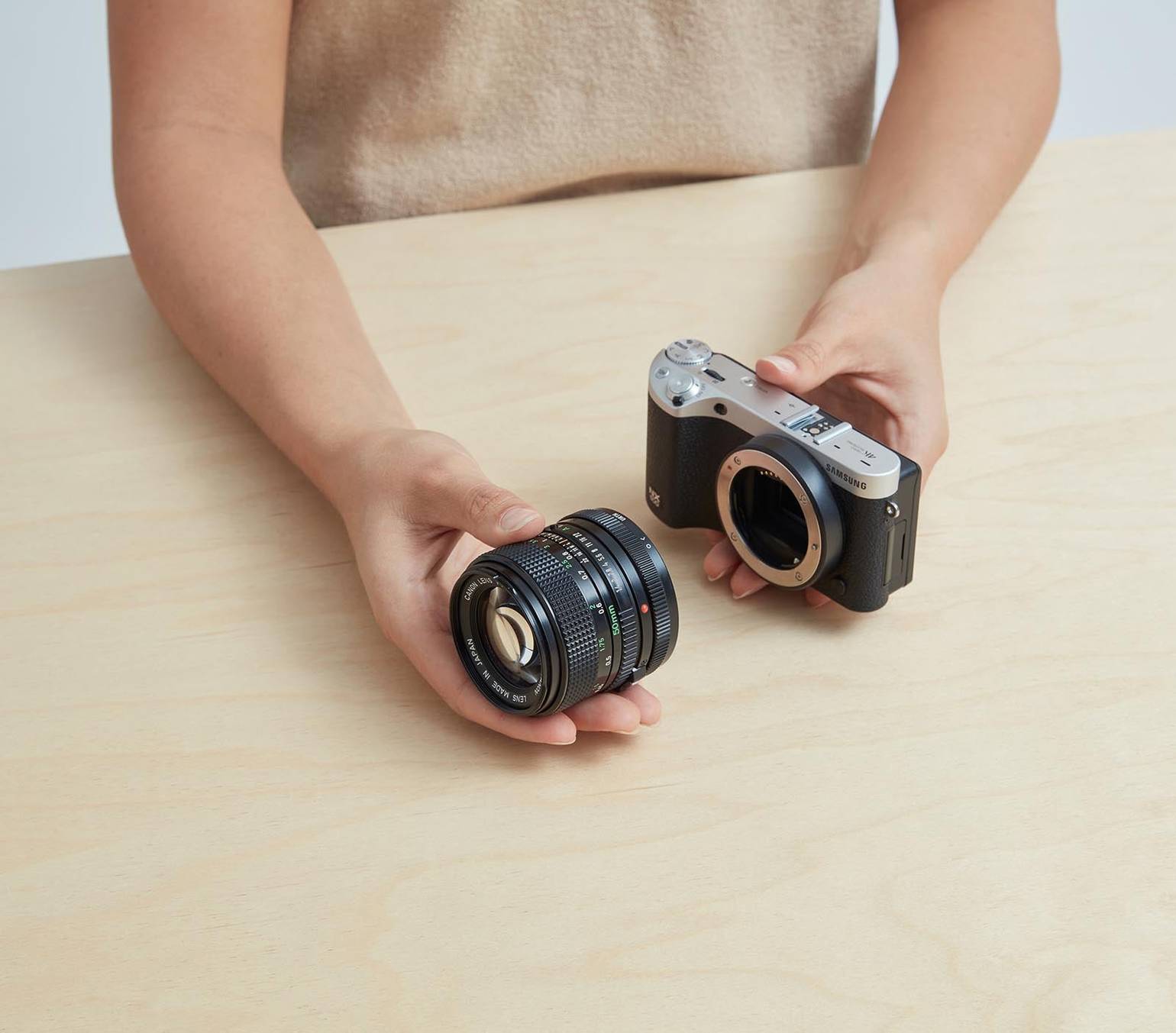 Canon FD Lens to Samsung NX Camera Adapter