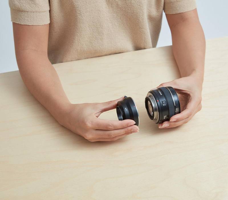 Canon (EF/EF-S) Lens Mount to Fujifilm X Camera Mount