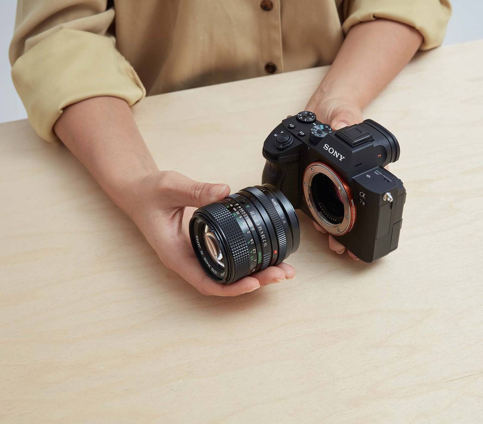 Canon FD Lens to Sony E Camera Adapter