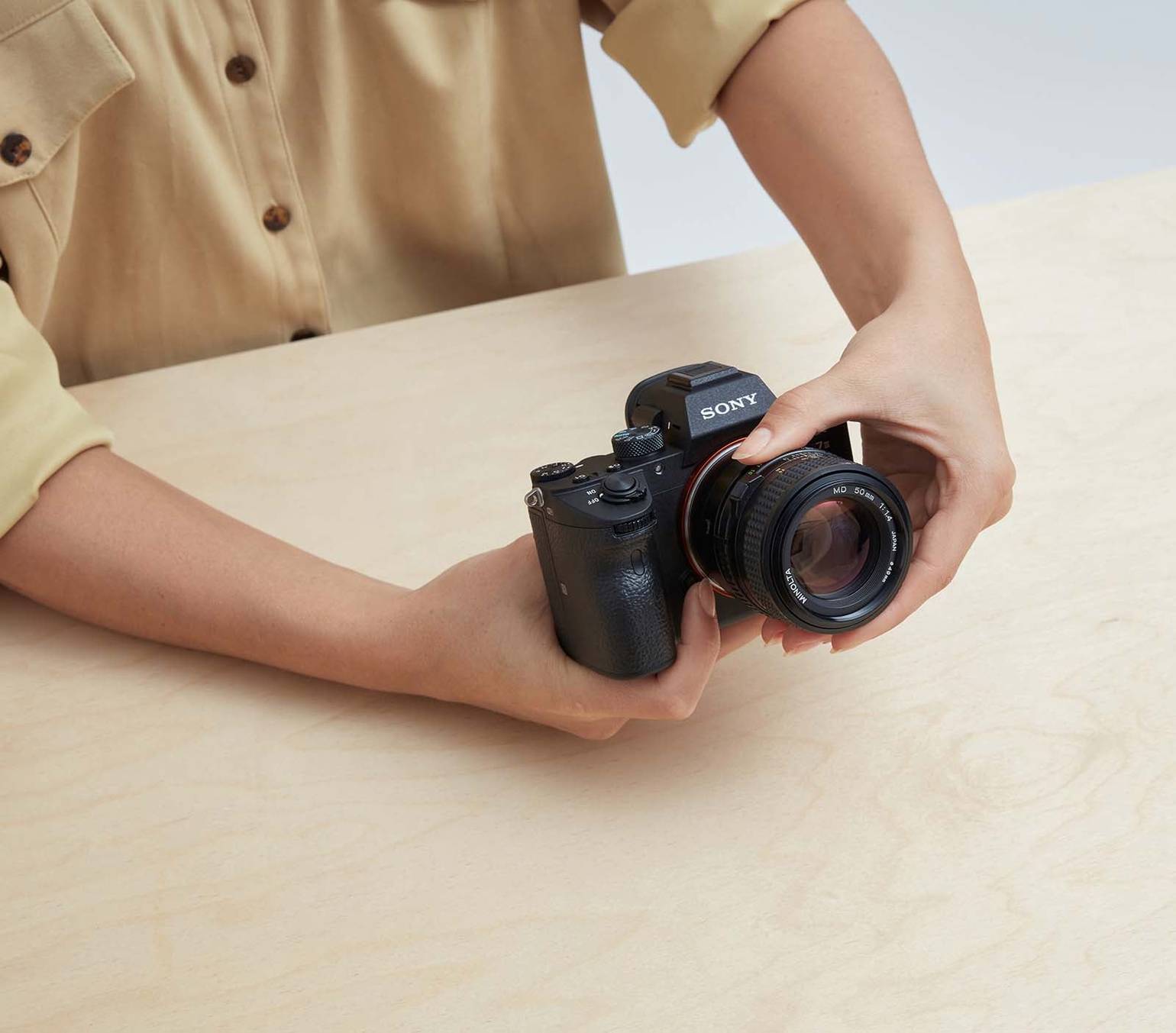 Minolta Rokkor (SR/MD/MC) Lens to Sony E Camera Adapter