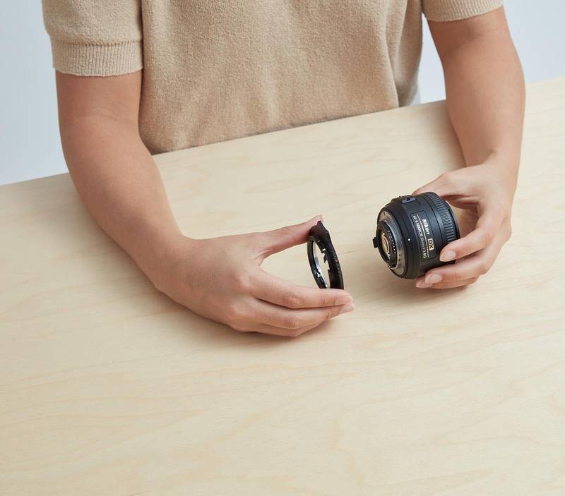 Nikon F (G-Type) Lens Mount to Canon (EF/EF-S) Camera Mount