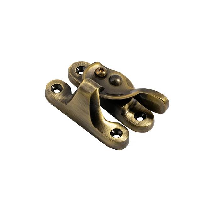 Fitch Sash Fastener Lock Aged Brass