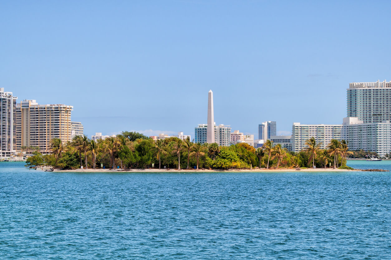 Miami Beach, Flagler Monument Island