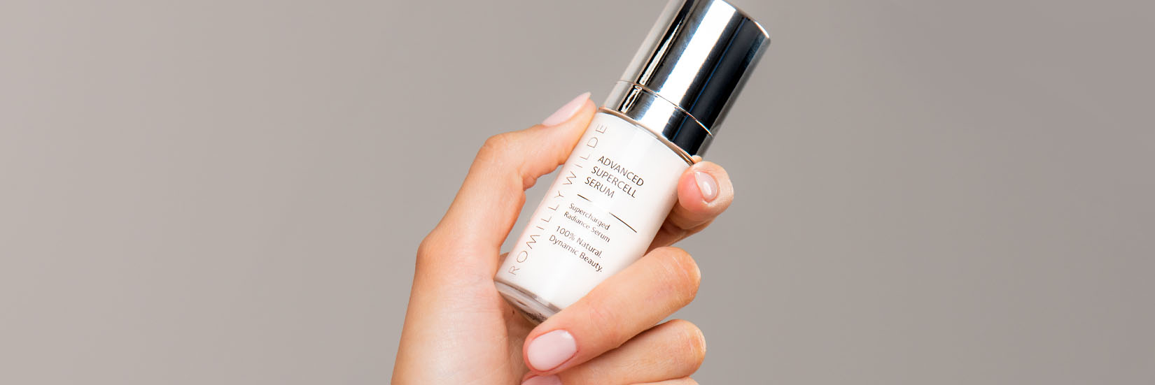 Night Duty Face Cream in woman's hands