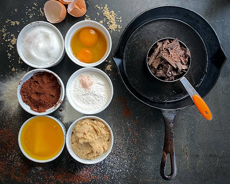 Ironclad gooey chocolate brownie ingredients with the Lil' Legacy