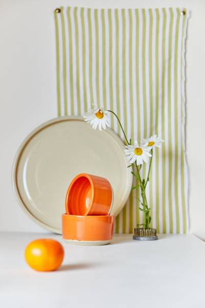 A summer collaboration by designer Natalie and ceramicist Lily of Lil Ceramics