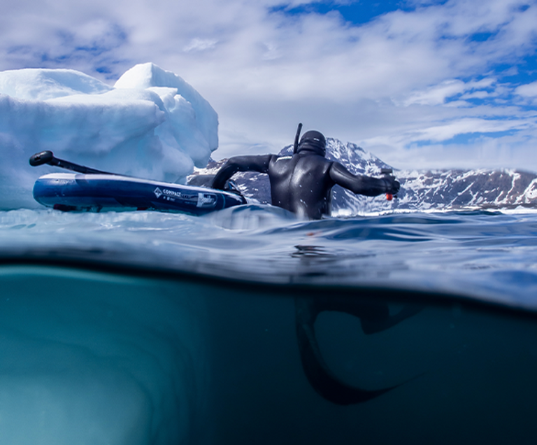 Freediving and Paddleboarding in Iceland & Greenland