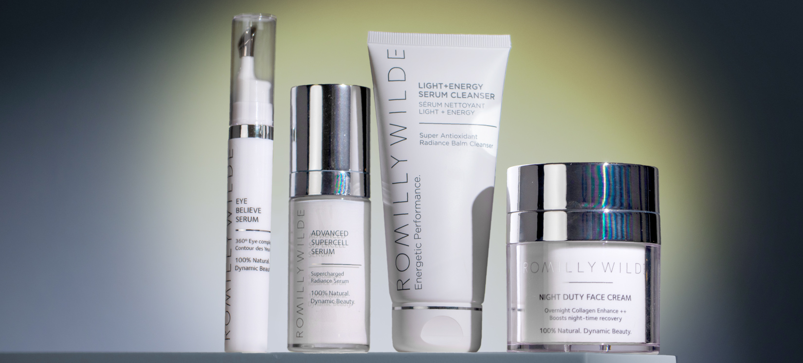 Evening Skin Set Line of Romilly Wilde Products