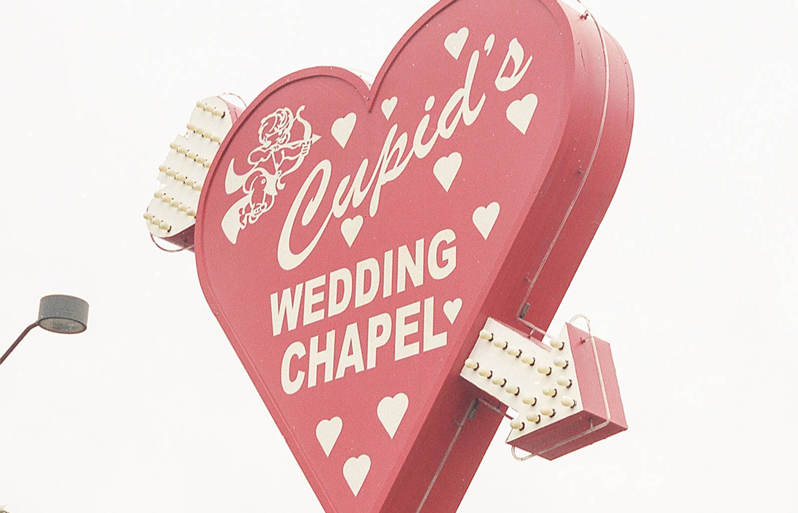 Vegas wedding chapel/Photography: Will Greer/The world's 'pinkest person' married her favorite hue this week in a Las Vegas ceremony.
