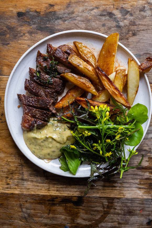 How to make Lamb Rump Steaks, Chips & Anchoide. A Julius Roberts recipe.