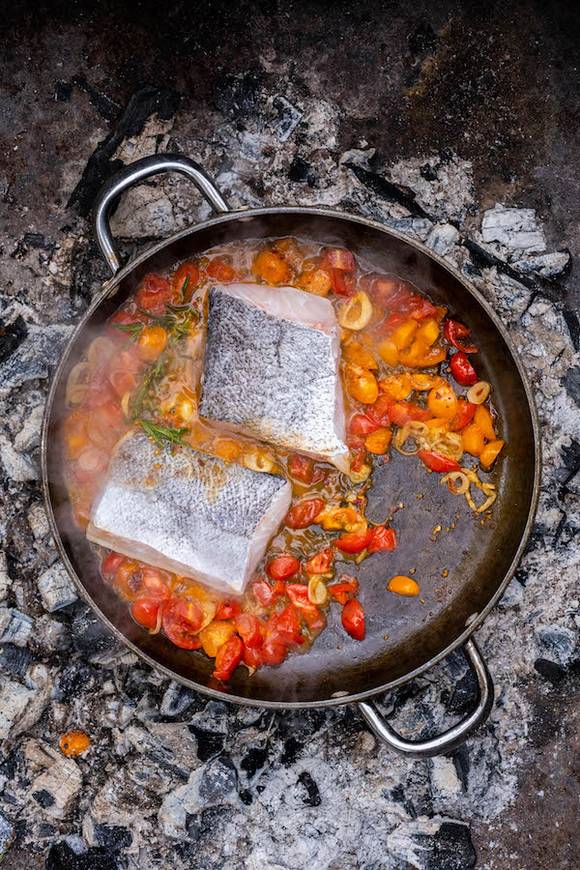 Mitch Tonks Recipe For Hake Cooked in Aqua Pazza.