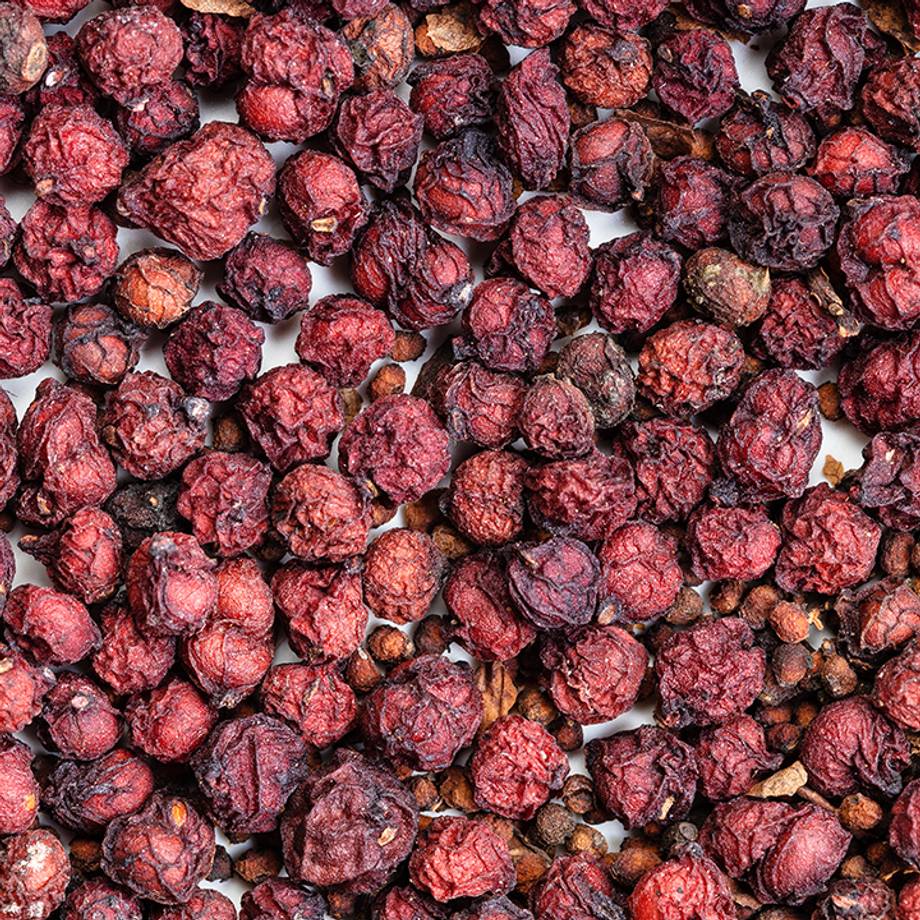 Schisandra Berries Harvested