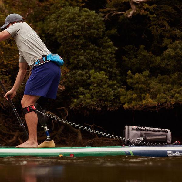 red paddle leash
