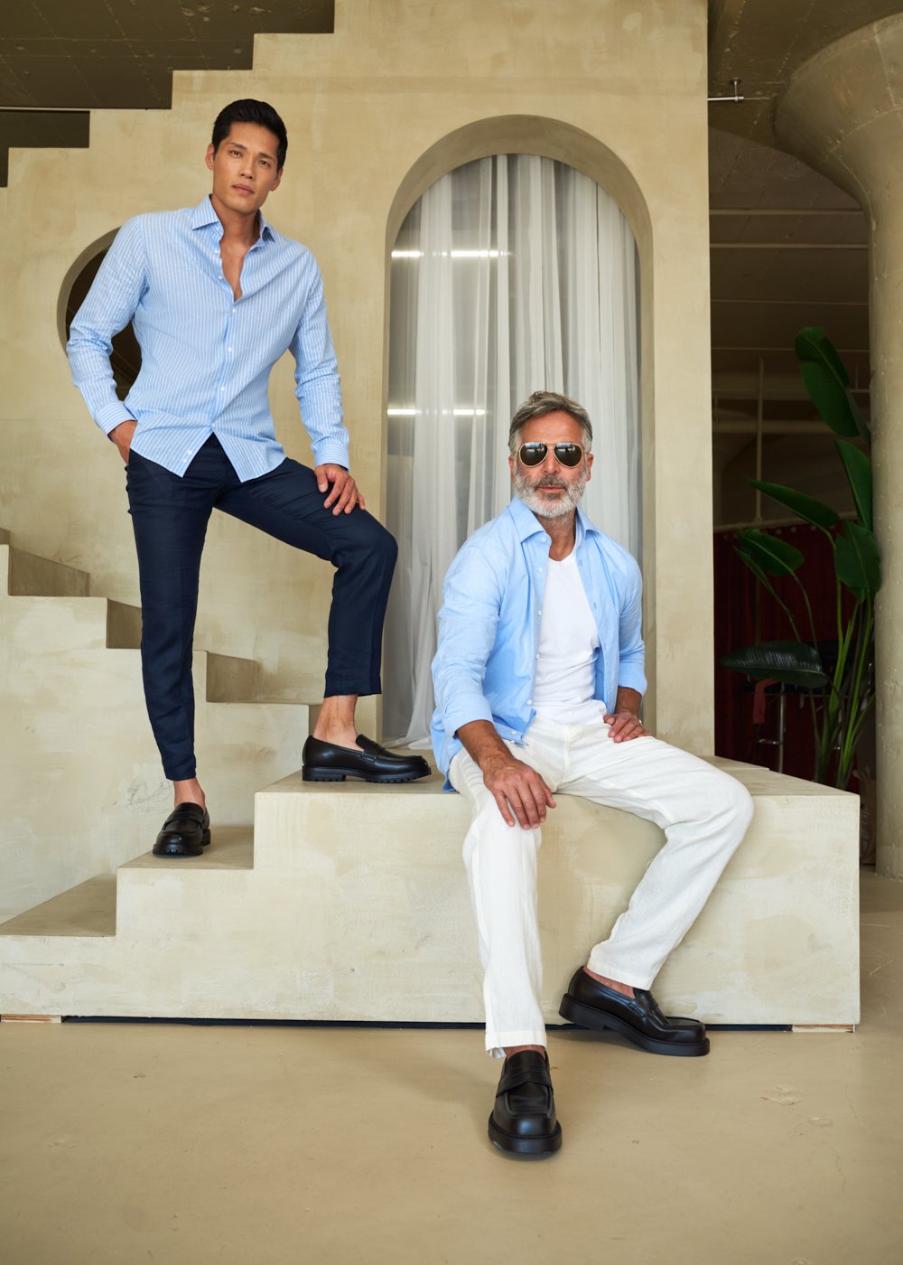 https://senestudio.com/products/linen-cotton-spread-shirt?variant=42147437543621;Linen-Cotton Spread Shirt in Blue Stripe,https://senestudio.com/products/linen-cotton-spread-shirt?variant=42147437412549;Linen-Cotton Spread Shirt in Light Blue