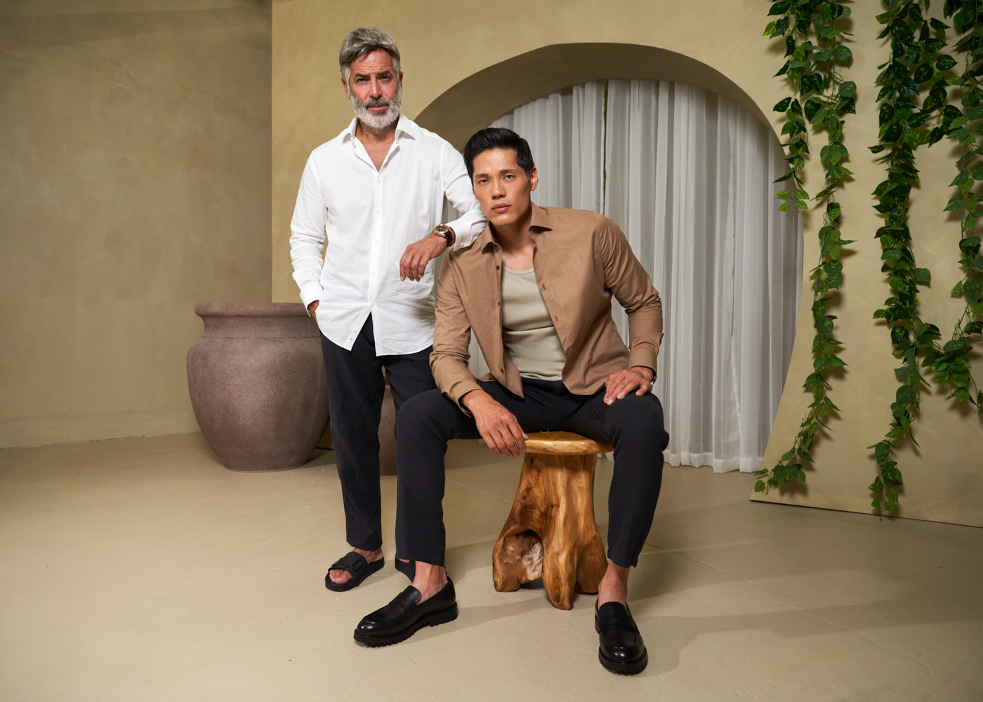 https://senestudio.com/products/linen-cotton-spread-shirt?variant=42147437576389;Linen-Cotton Spread Shirt in Toffee,https://senestudio.com/products/linen-cotton-spread-shirt?variant=42147437510853;Linen-Cotton Spread Shirt in White