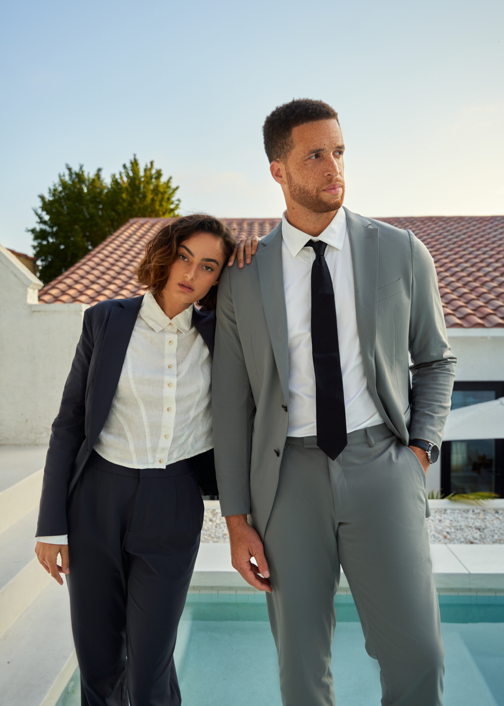 https://senestudio.com/products/womens-melrose-flextech-blazer?variant=29932322848840;Melrose FlexTech Blazer in Charcoal,https://senestudio.com/products/womens-melrose-flextech-trouser?variant=16017956012104;Melrose FlexTech Trouser in Charcoal,https://senestudio.com/products/soho-flextech-suit?variant=42077685022917;Soho FlexTech Suit in Stone