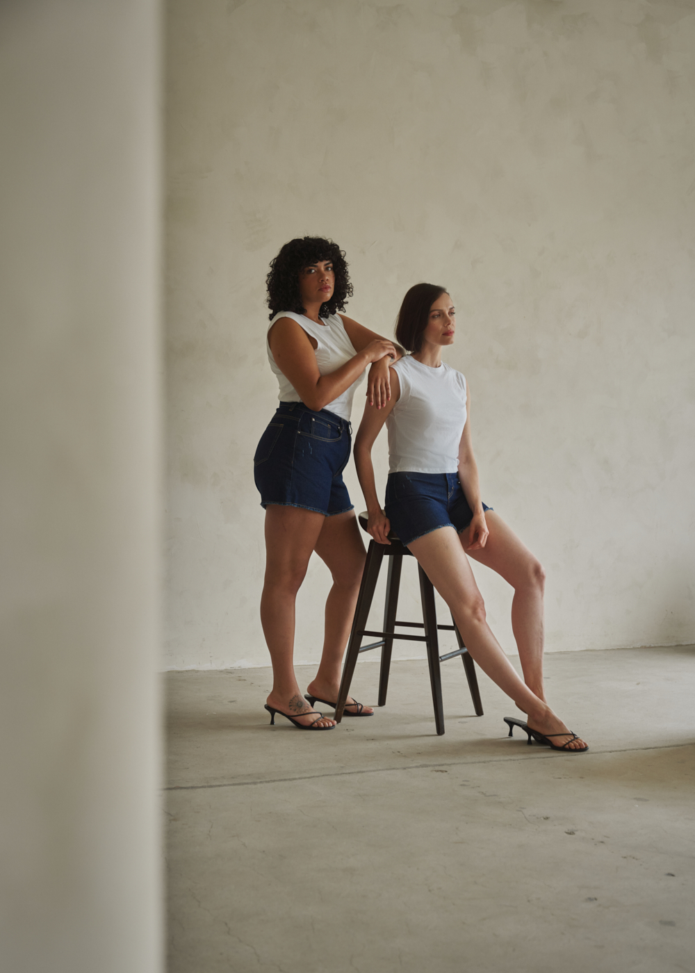 https://senestudio.com/collections/sizeless-denim-edge-shorts/products/womens-true-denim-edge-shorts?variant=42182621036741;True Denim Edge Shorts in Deep Indigo