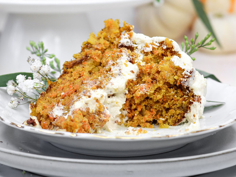 Healthy Olive Oil Carrot Cake