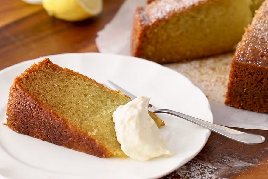 Basil Olive Oil Cake