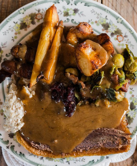 Traditional Roast Goose with Glorious Gravy, by Abby Allen  Pipers Farm Cookbook Recipe  Christmas Dinner Recipes 