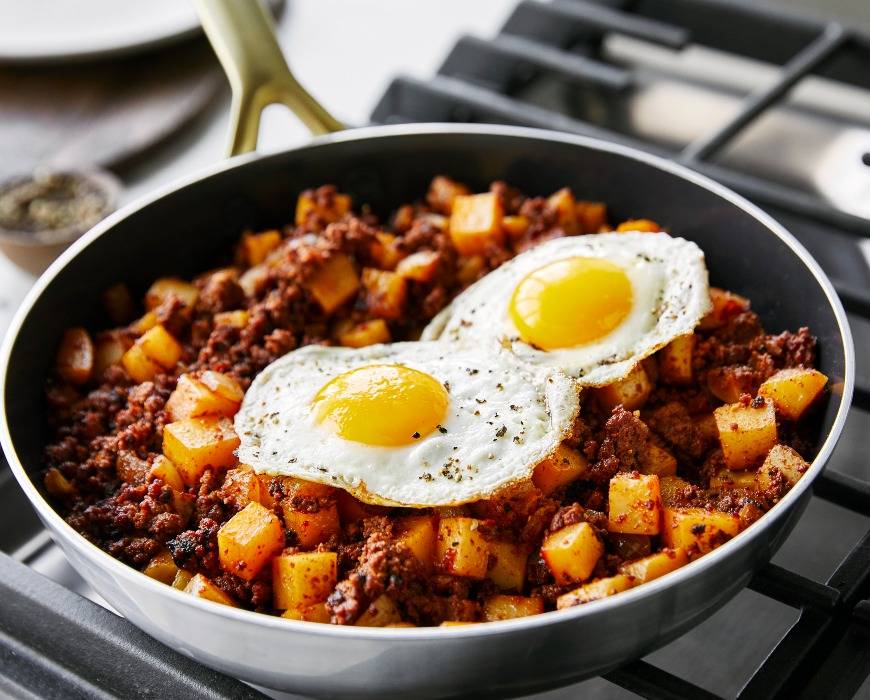 Chorizo Hash Recipe | With Fried Egg | GreenPan